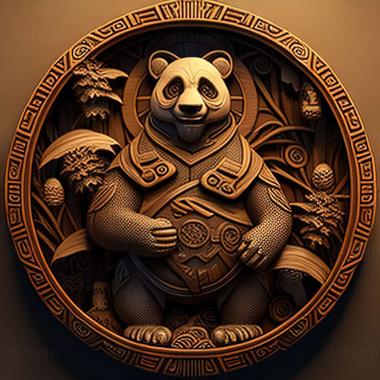 3D model Kung Fu Panda game (STL)